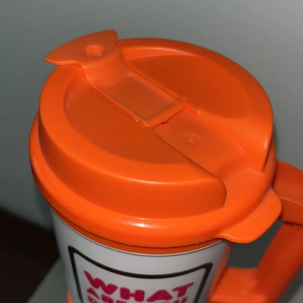 Dunkin Donuts Whirley insulated commuter coffee cup mug retro Bucket Hat Cap NEW